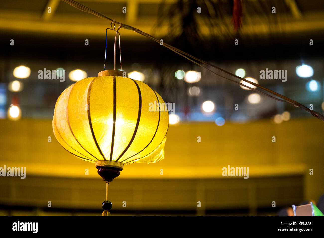 Close Up of lantern en cas de mi-automne Banque D'Images