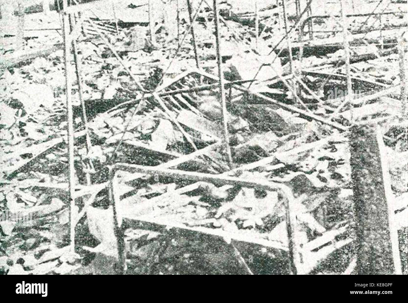 Dommage suite à la bataille d'Ambarawa 1, Impressions de la lutte ... en Indonésie, p33 Banque D'Images