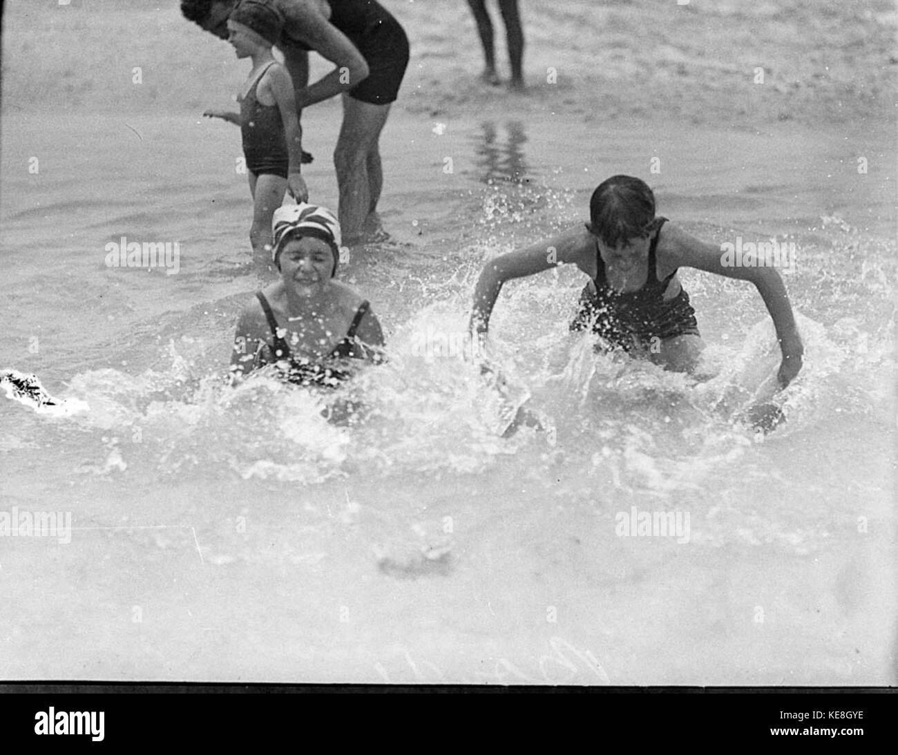 Scène de plage 35185 Banque D'Images