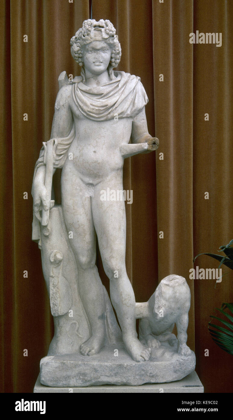 Statue de Bacchus Banque D'Images