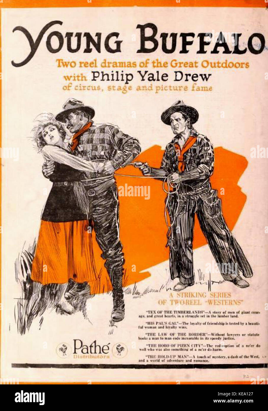 Les jeunes de la série Buffalo 1920 Ad 2 Banque D'Images