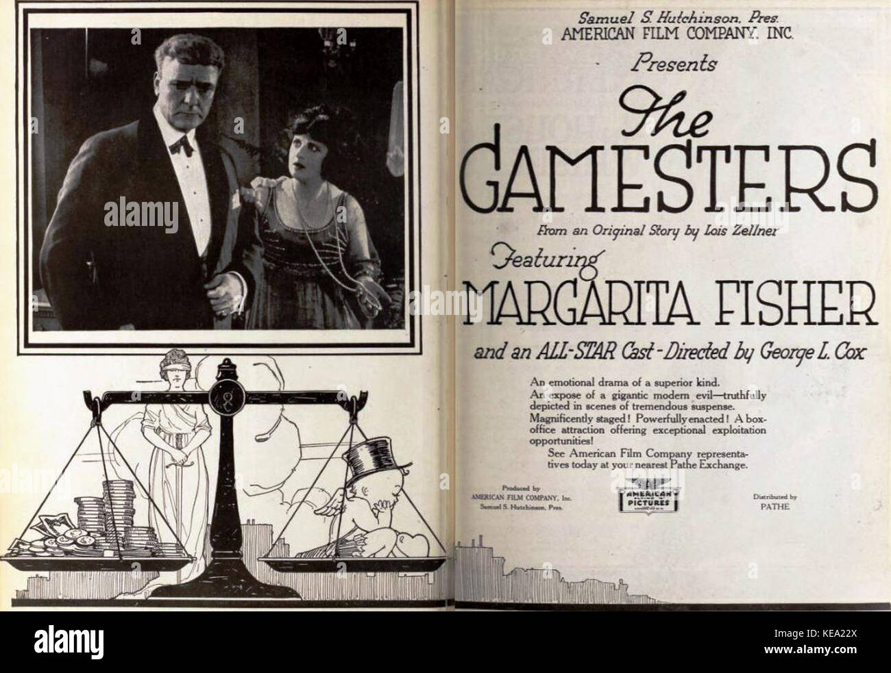 Les Gamesters (1920) 3 Banque D'Images