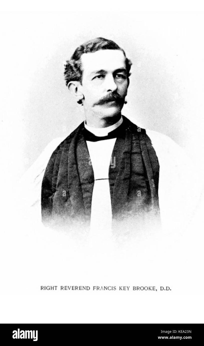 La Rt. Rev. Francis Brooke K. Banque D'Images