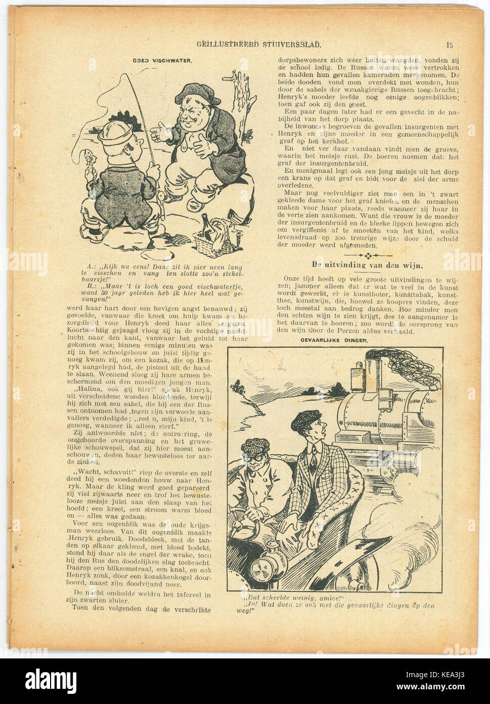 Stuivers Blad No20, 16 Mei 1915 pagina15 Banque D'Images