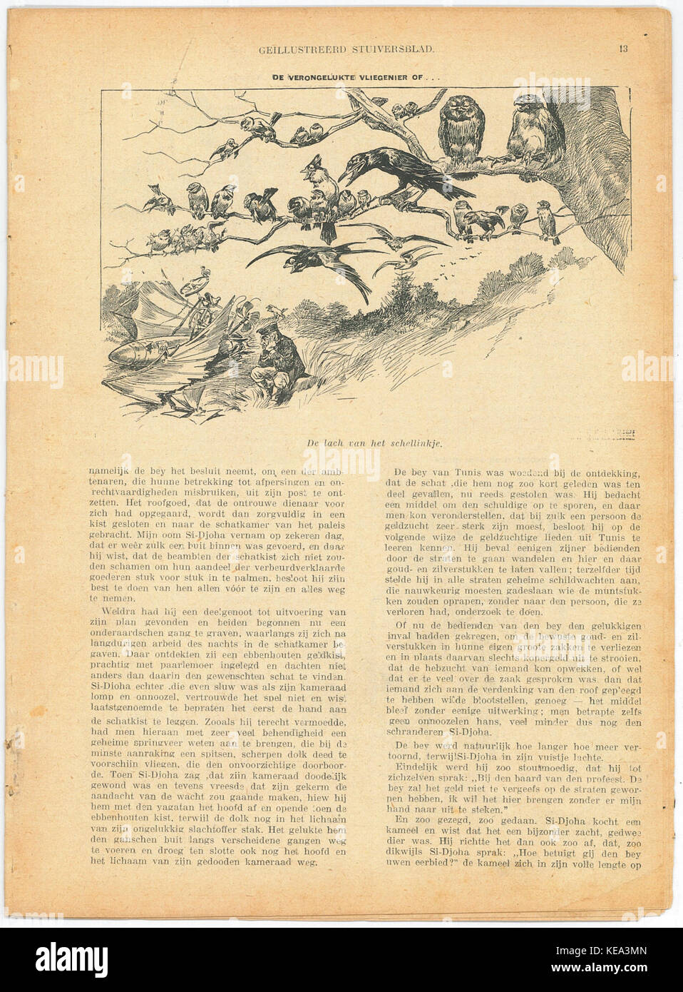 Stuivers Blad No15, 11 Avril 1915 Page13 Banque D'Images