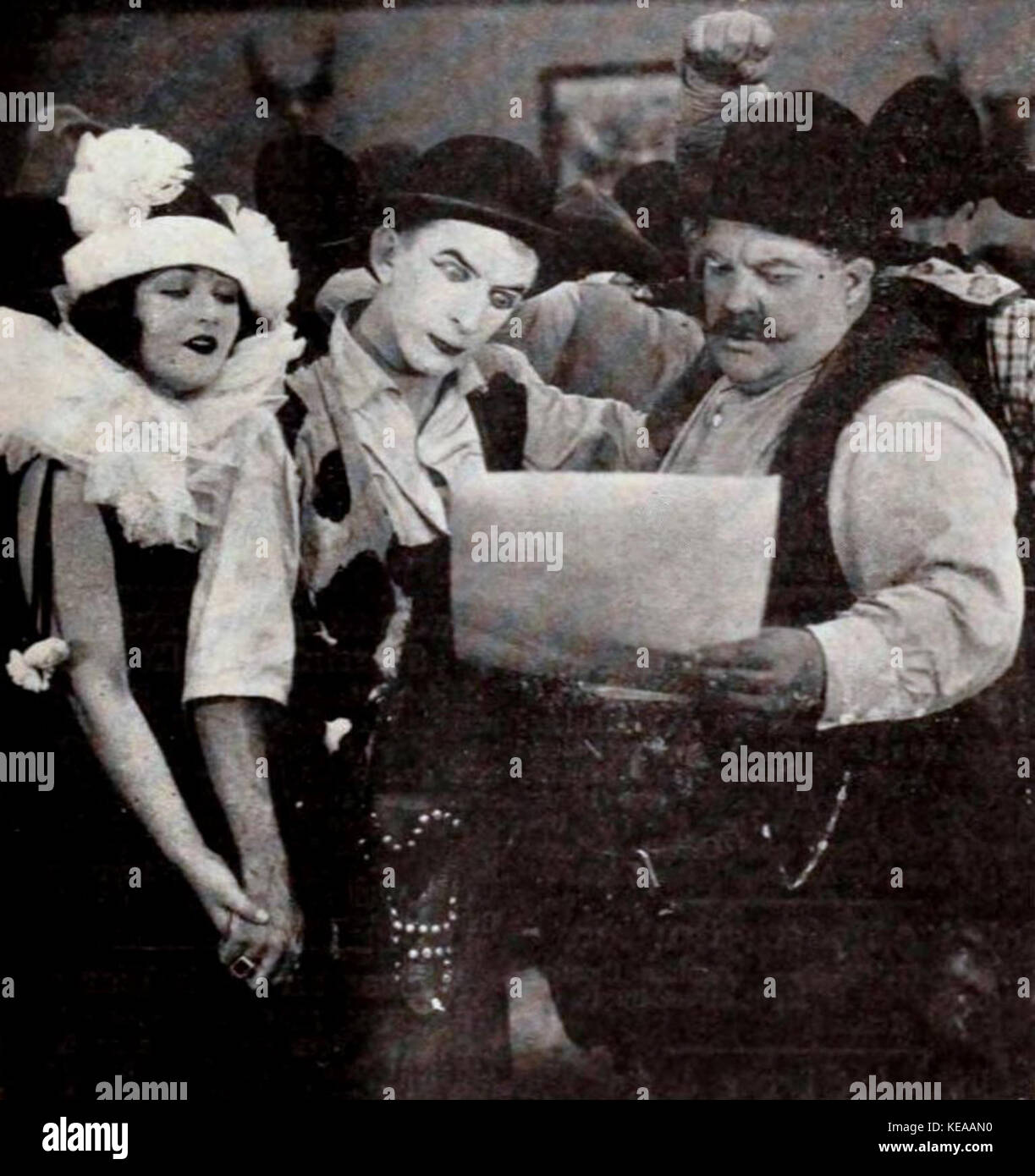 L'homme qui tombe (1921) 1 Banque D'Images