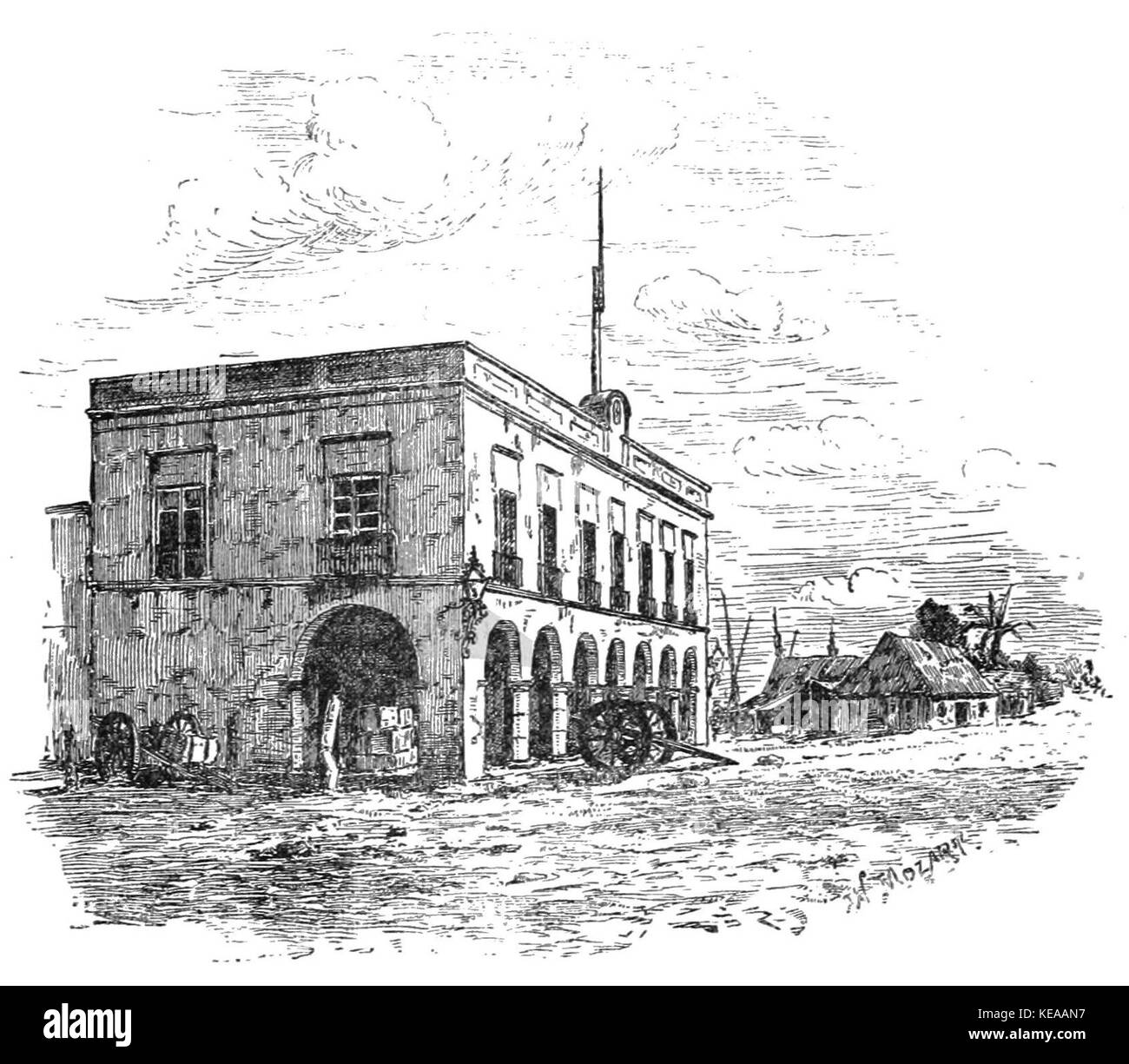 TLM D034 Le custom house Banque D'Images