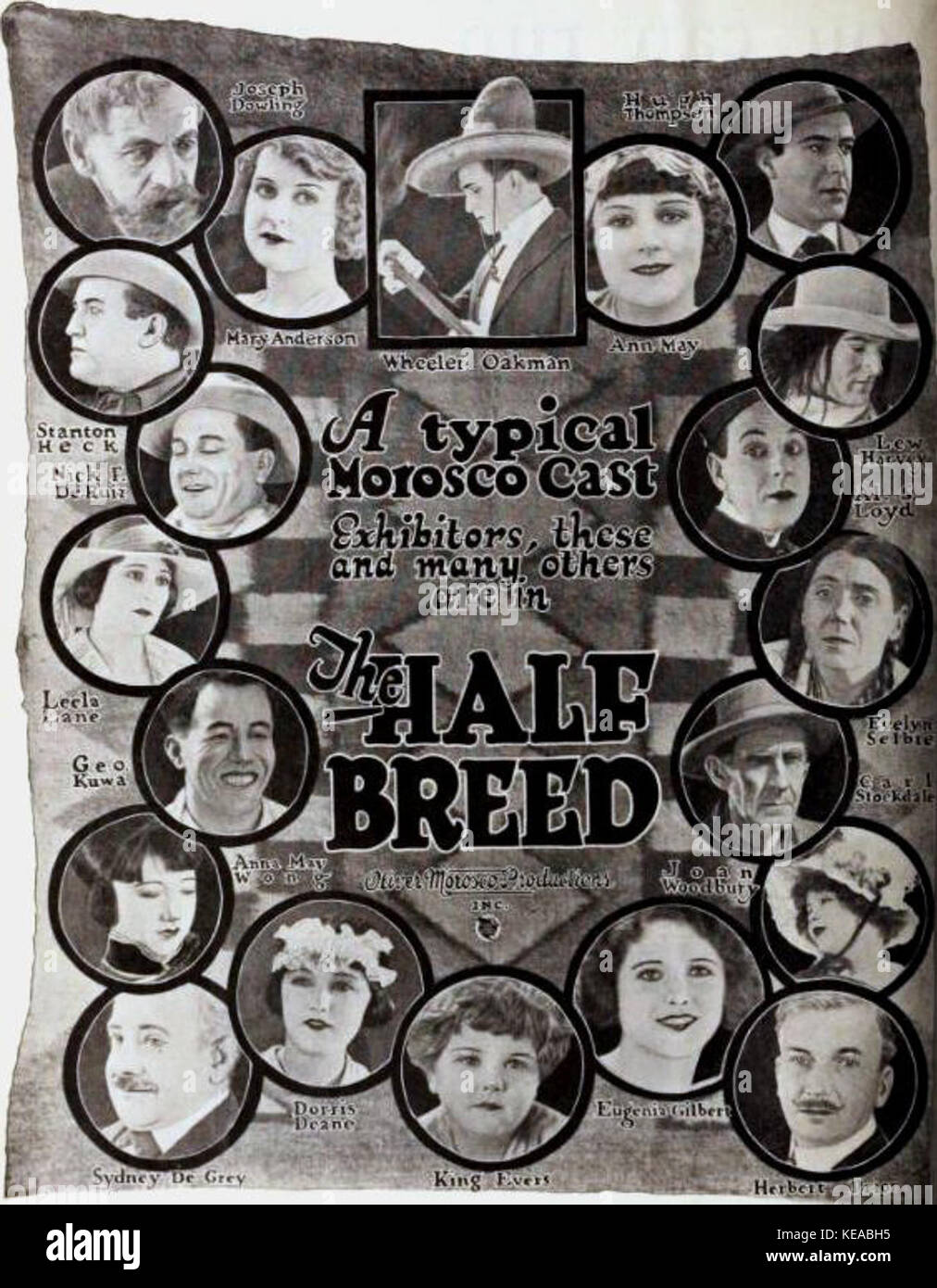 La moitié de la race (1922) 5 Banque D'Images