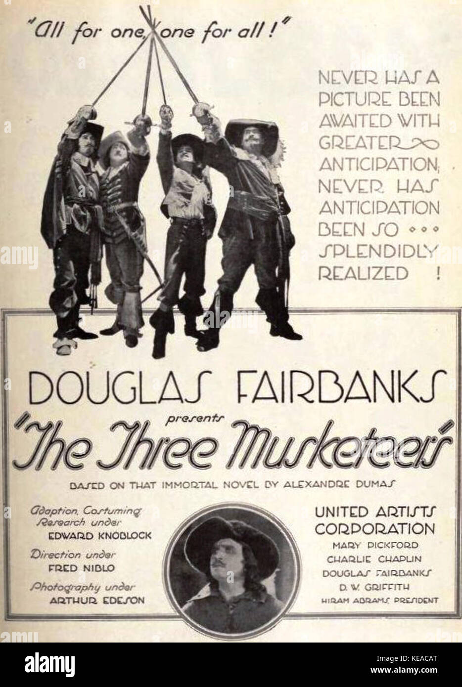 Les Trois Mousquetaires (1921) 11 Banque D'Images