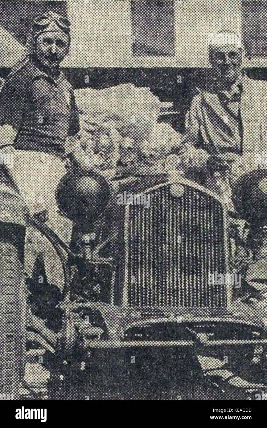 Howe et Birkin, vainqueurs des 24 Heures du Mans 1931 Banque D'Images