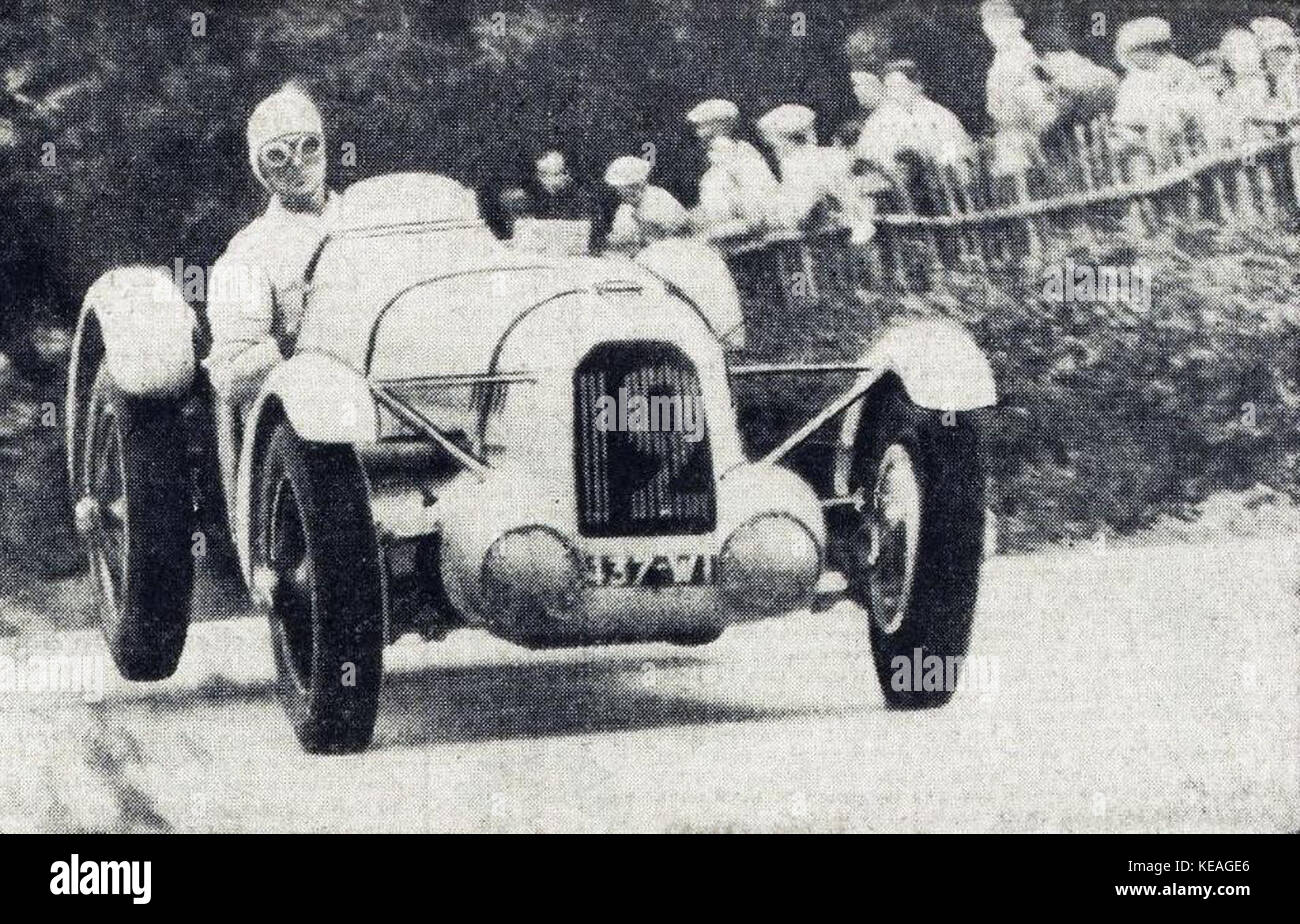 Louis Chiron, vainqueur du Grand Prix de l'ACF 1937 Banque D'Images