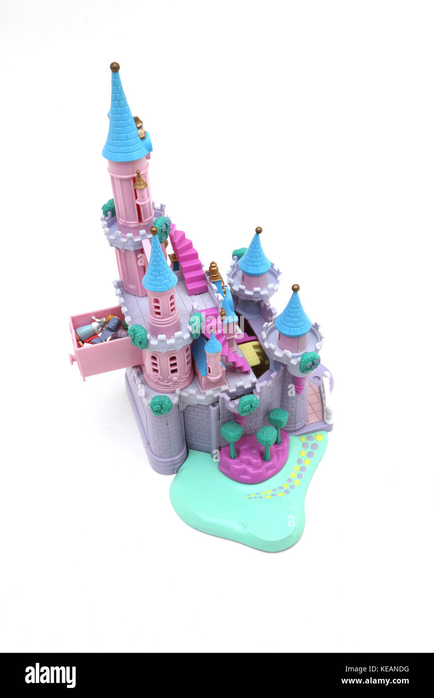 Vintage des années 90 Polly Pocket Disney's Cinderella château enchanté Banque D'Images