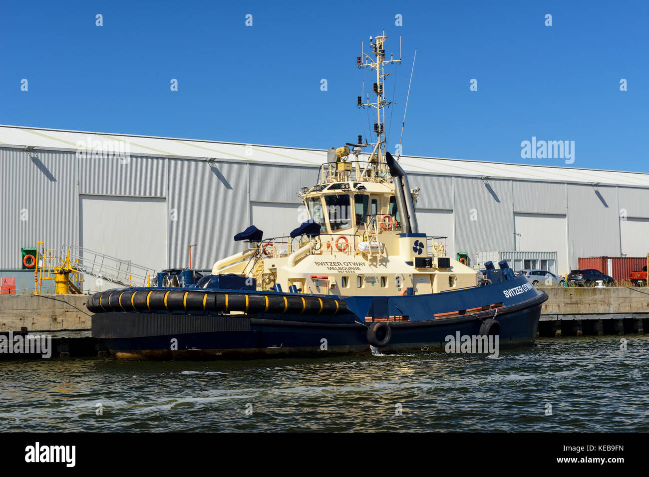 Remorqueur sur la rivière Yarra, Melbourne, Victoria, Australie Banque D'Images