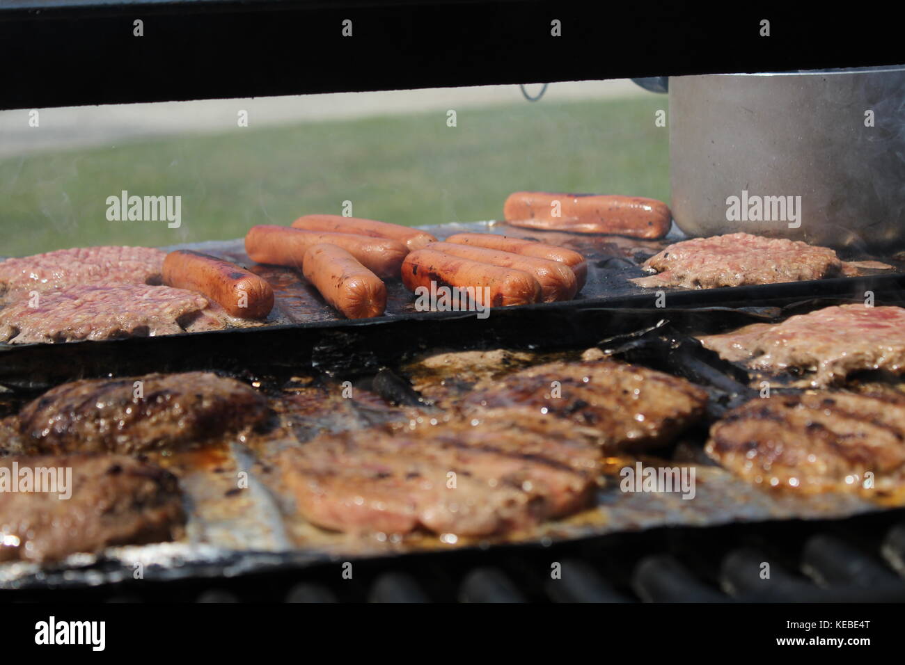 Barbecue grill d'été Banque D'Images
