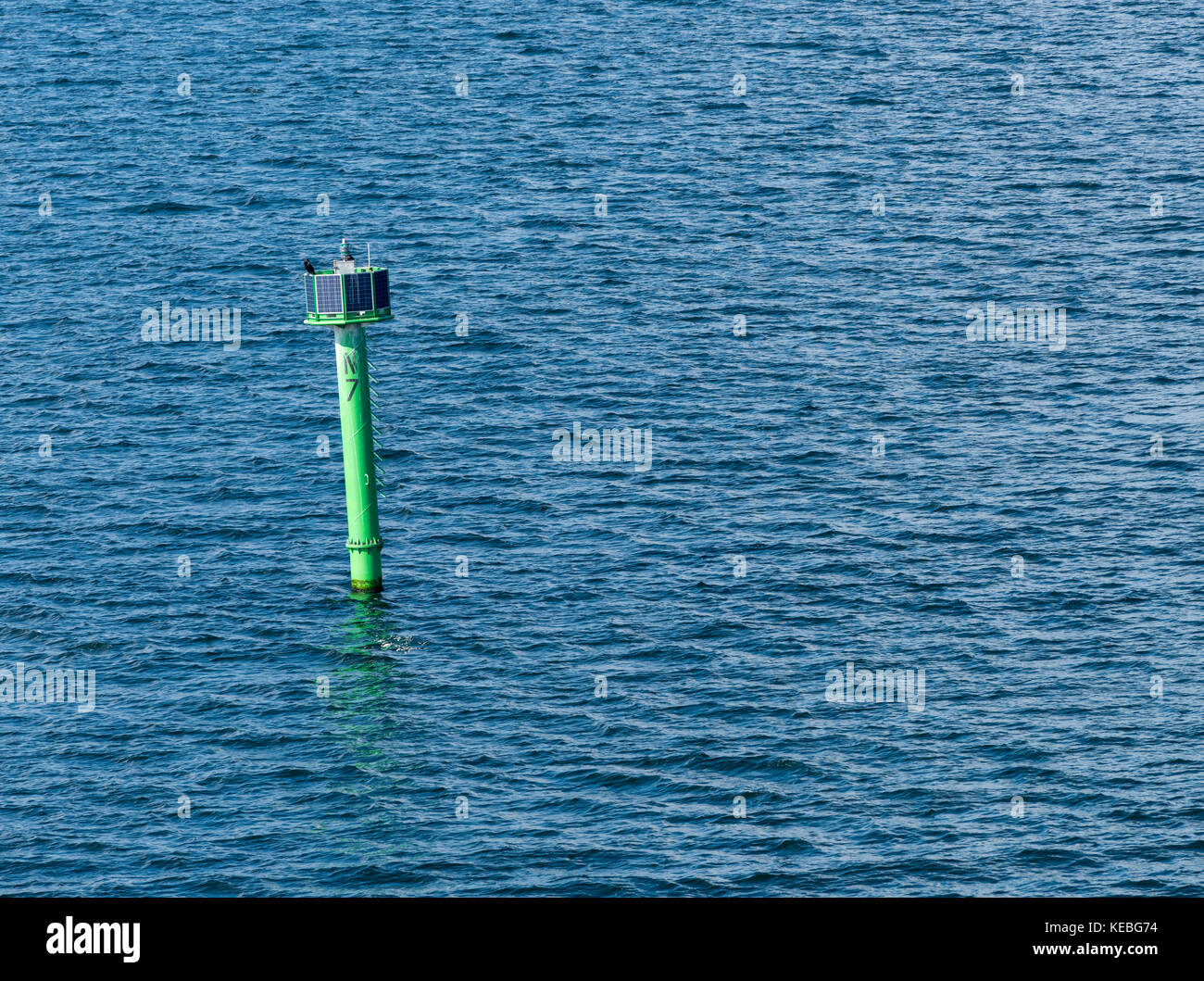 Aide à la navigation ou à l'extérieur de Gdansk Pologne ATON Banque D'Images