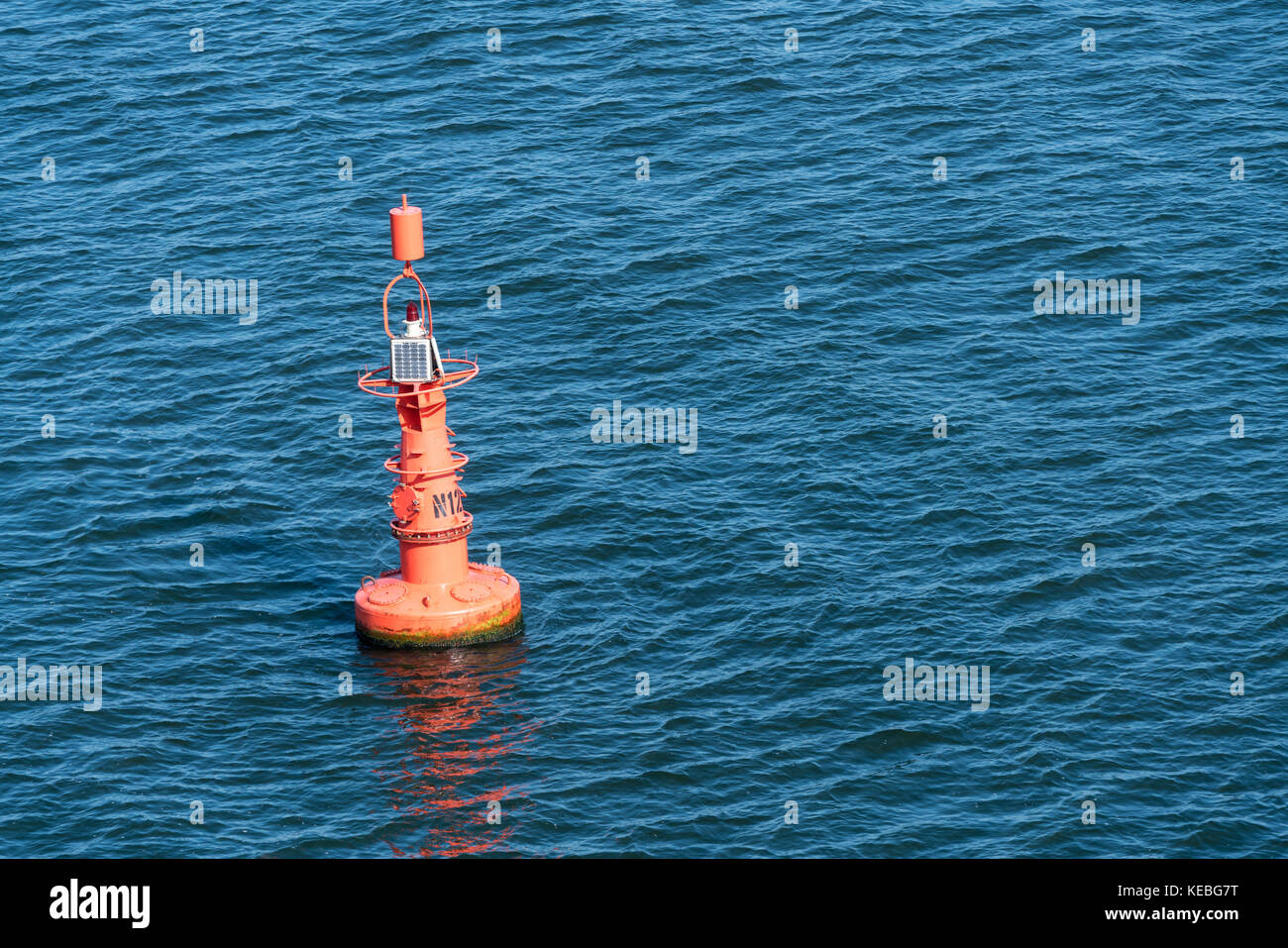 Aide à la navigation ou à l'extérieur de Gdansk Pologne ATON Banque D'Images