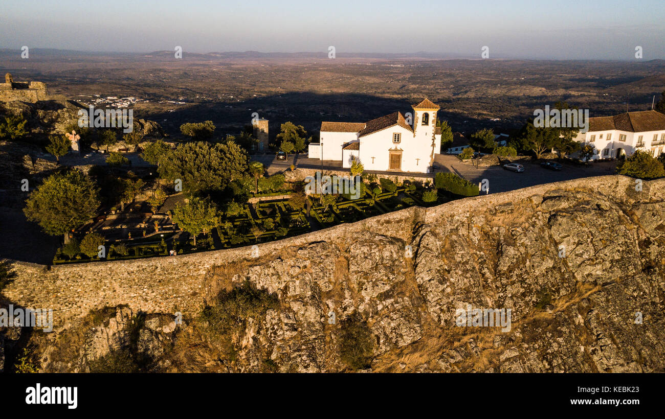 Museu de Marvao, à l'intérieur de Igreja de São Tiago, Marvao, Alentejo Portugal Banque D'Images