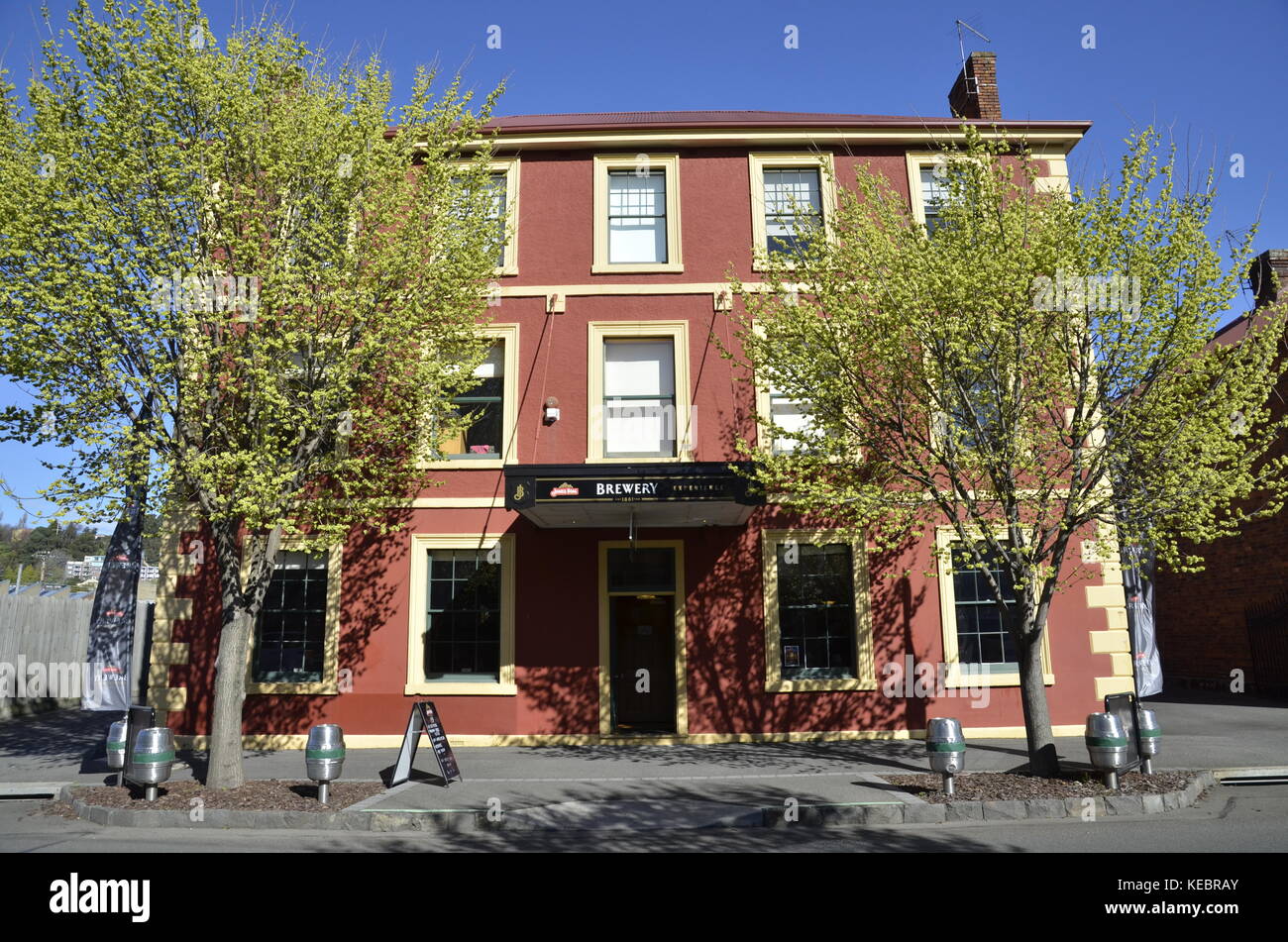 L'expérience dans la construction de la brasserie Boag's Brewery à Launceston, en Tasmanie, Australie Banque D'Images