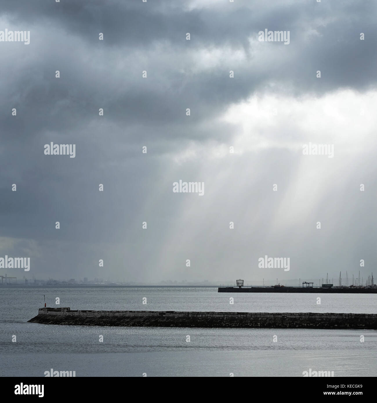 Fisherman's Quay, Carrickfergus Banque D'Images