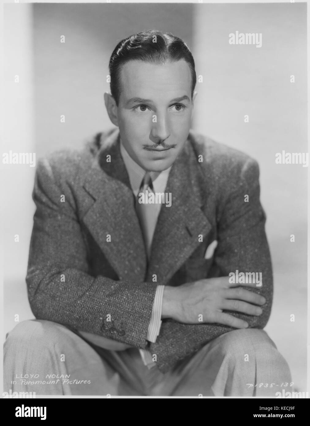 Acteur lloyd Nolan, portrait publicitaire, Paramount Pictures, 1939 Banque D'Images