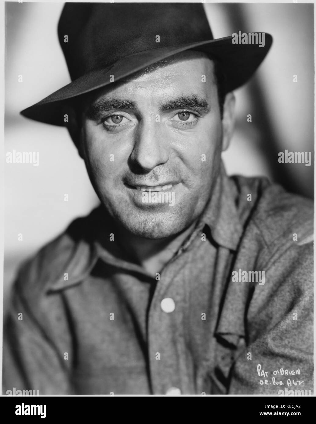 Acteur Pat O'Brien, Publicity Portrait, Vitagraph Inc., 1933 Banque D'Images