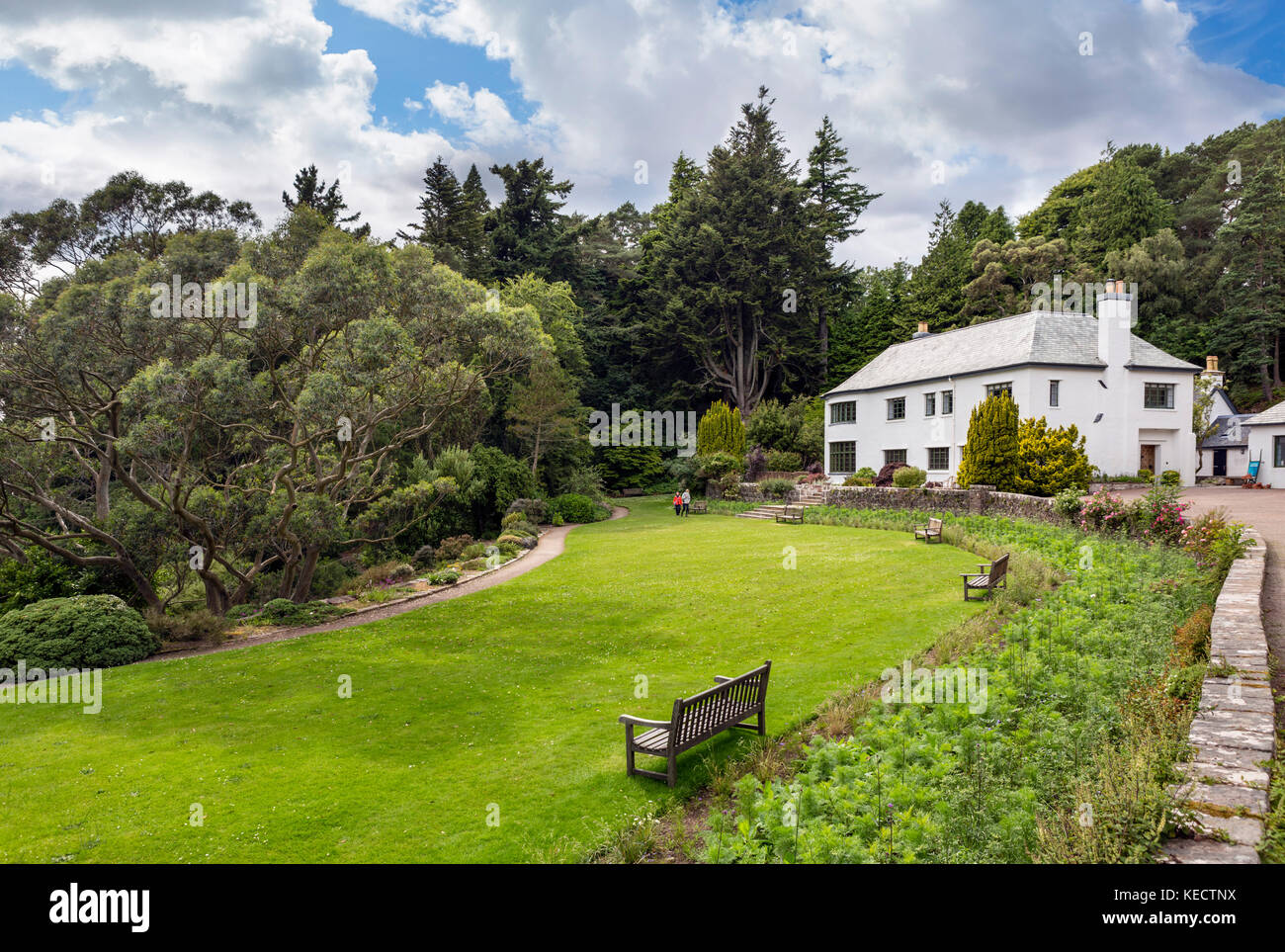 Inverewe, maison Jardin Inverewe, Poolewe, Wester Ross, Highlands, Scotland, UK Banque D'Images