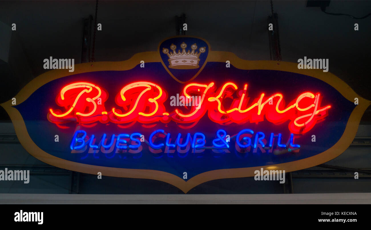 BB King Blues Club and grill nyc Banque D'Images