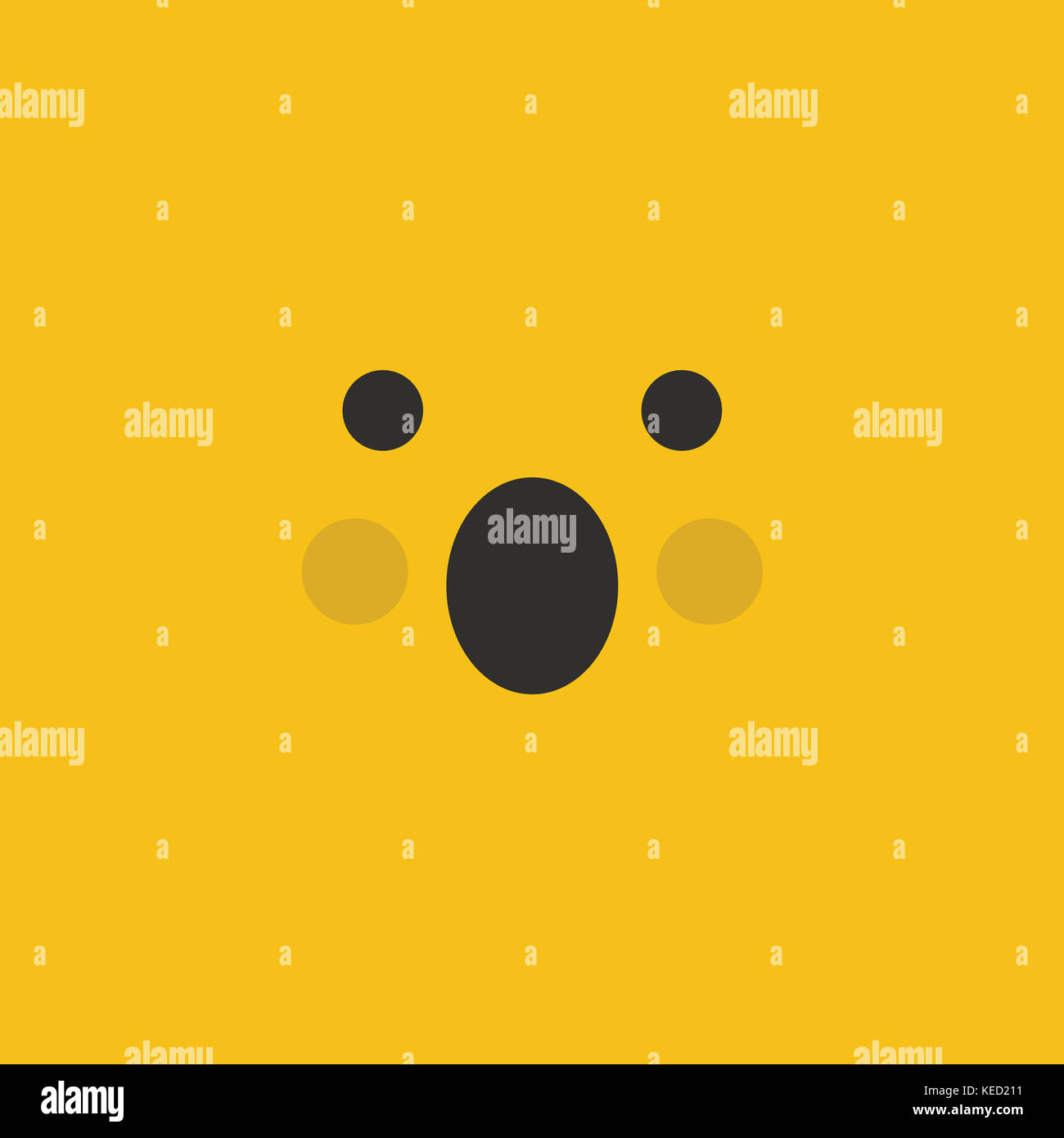 Arrière-plan du caractère d'émoticônes Emoji Banque D'Images