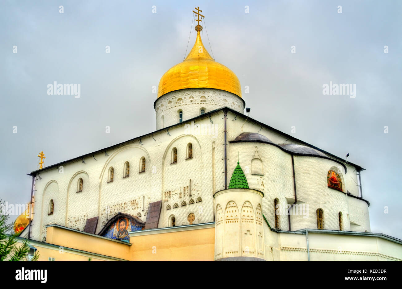 La cathédrale de la trinité à holy dormition pochayiv lavra à Ternopil région d'Ukraine Banque D'Images