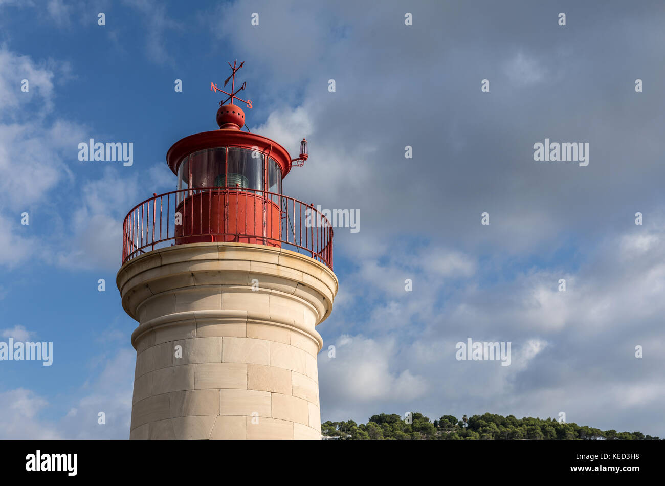 Phare de port andratx à Majorque (Baléares, Espagne) Banque D'Images