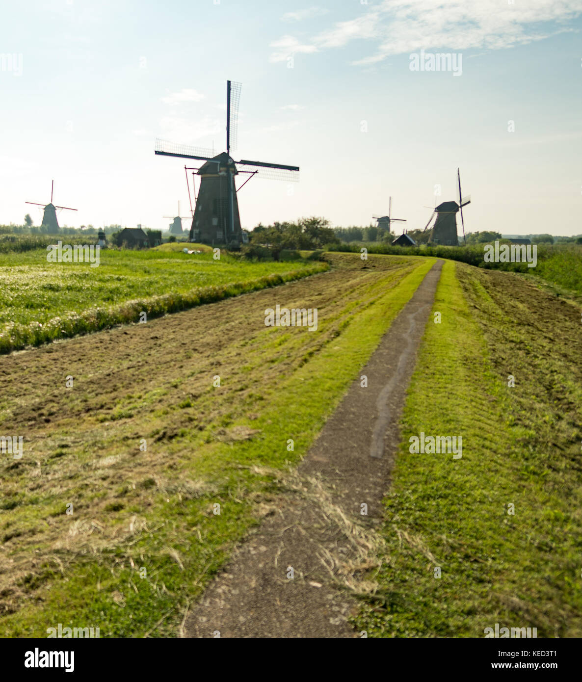 Chemin de moulin Banque D'Images