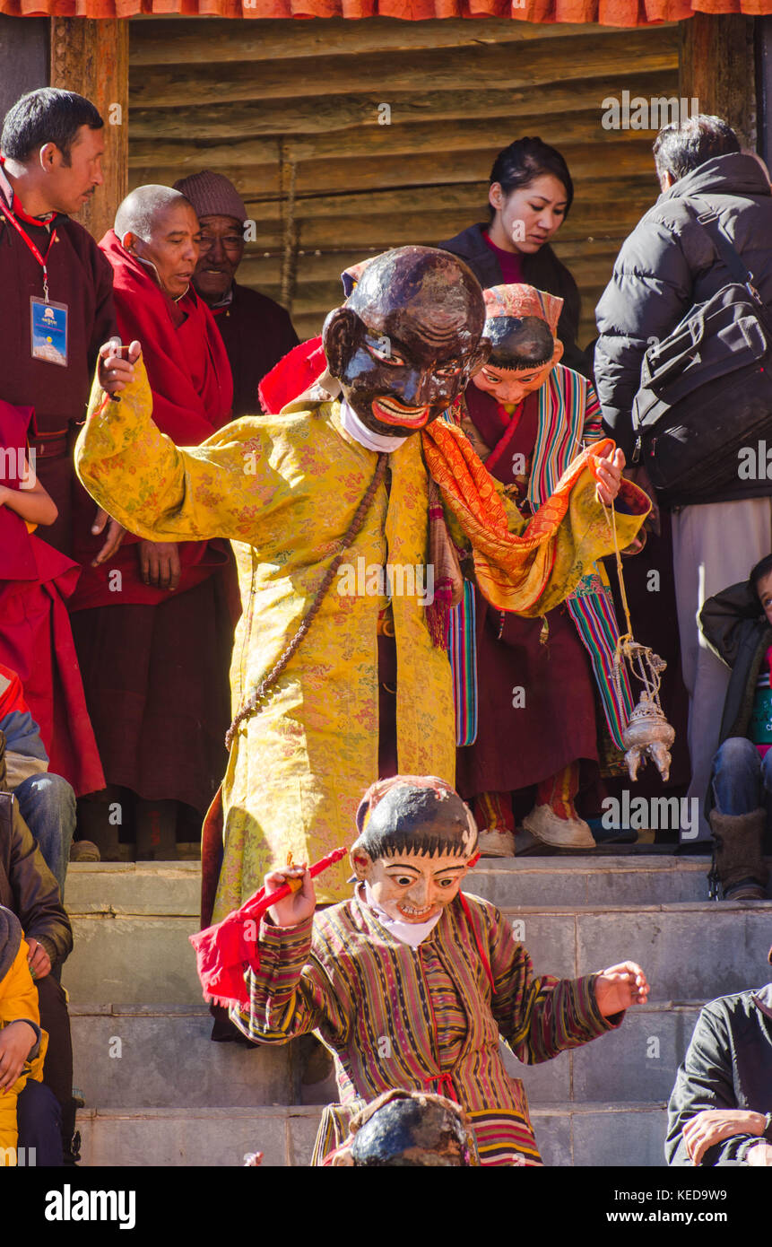 Le Ladakh, Inde du nord. voyage, culture et paysages au Ladakh pendant les mois d'hiver. Banque D'Images