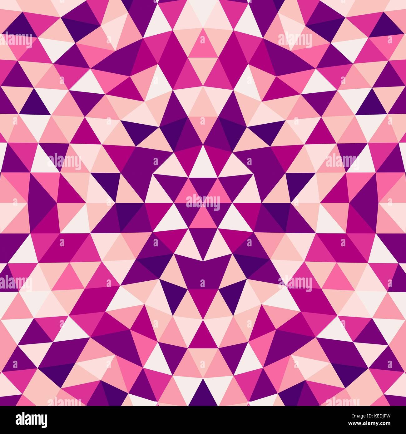 Tour triangle géométrique abstrait arrière-plan mandala kaleidoscope - modèle vector art graphique de triangles de couleur Illustration de Vecteur