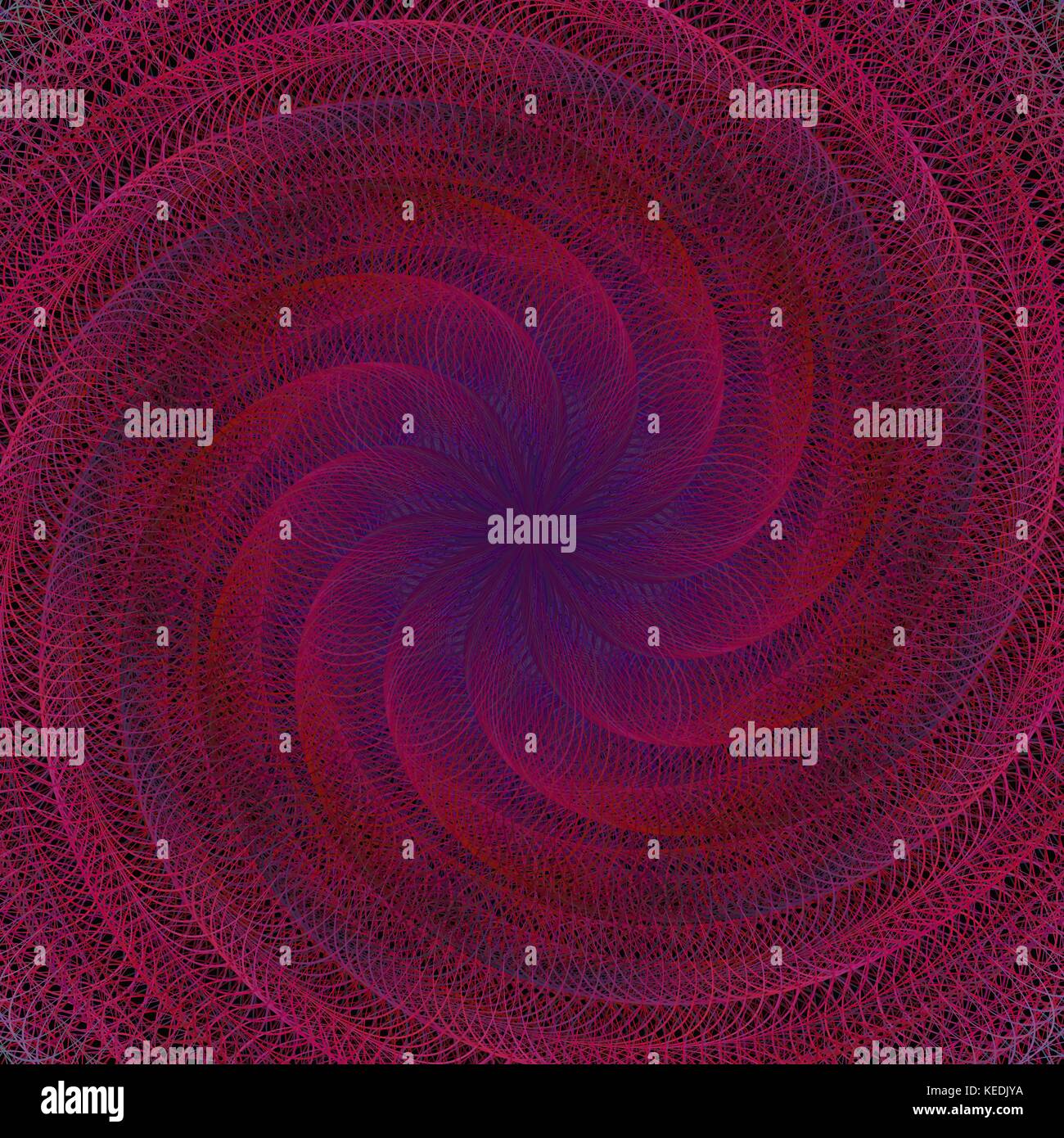 Résumé Contexte conception fractale spirale Illustration de Vecteur