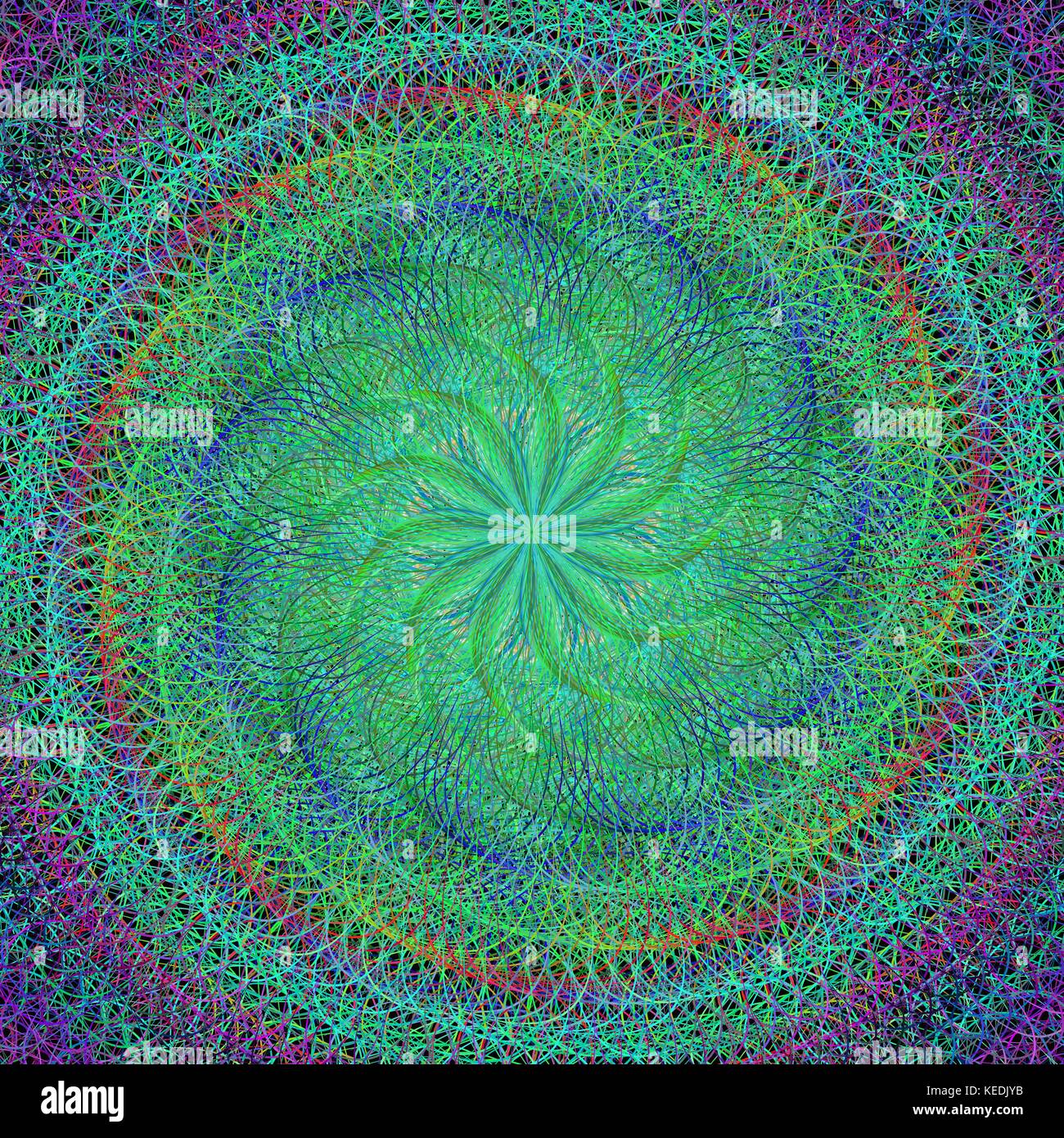 Résumé Contexte conception fractale spirale Illustration de Vecteur