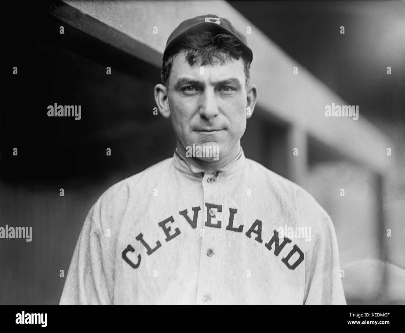 NAP Lajoie, joueur de la Ligue majeure de baseball, Portrait, Naps de Cleveland, Harris & Ewing, 1913 Banque D'Images