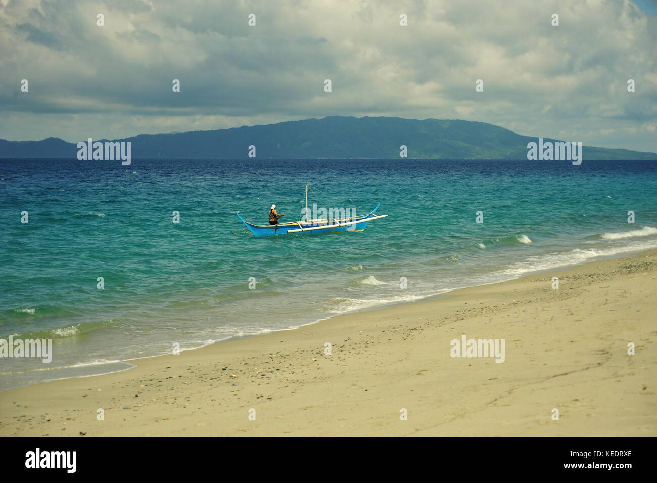 Mer de Visaya, Mindoro, Philippines Banque D'Images