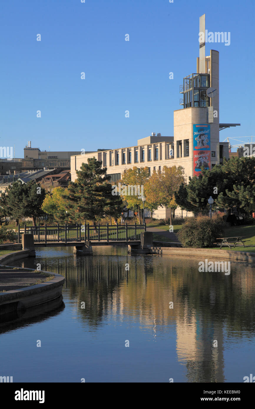 Canada, Québec, Montréal, Pointe-ˆ-Callire, Musée d'archéologie et d'histoire, Banque D'Images