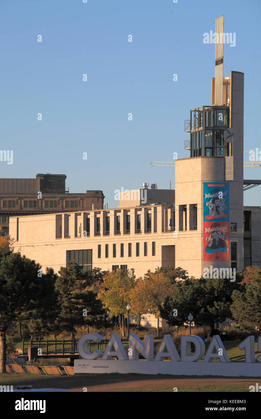 Canada, Québec, Montréal, Pointe-ˆ-Callire, Musée d'archéologie et d'histoire, Banque D'Images