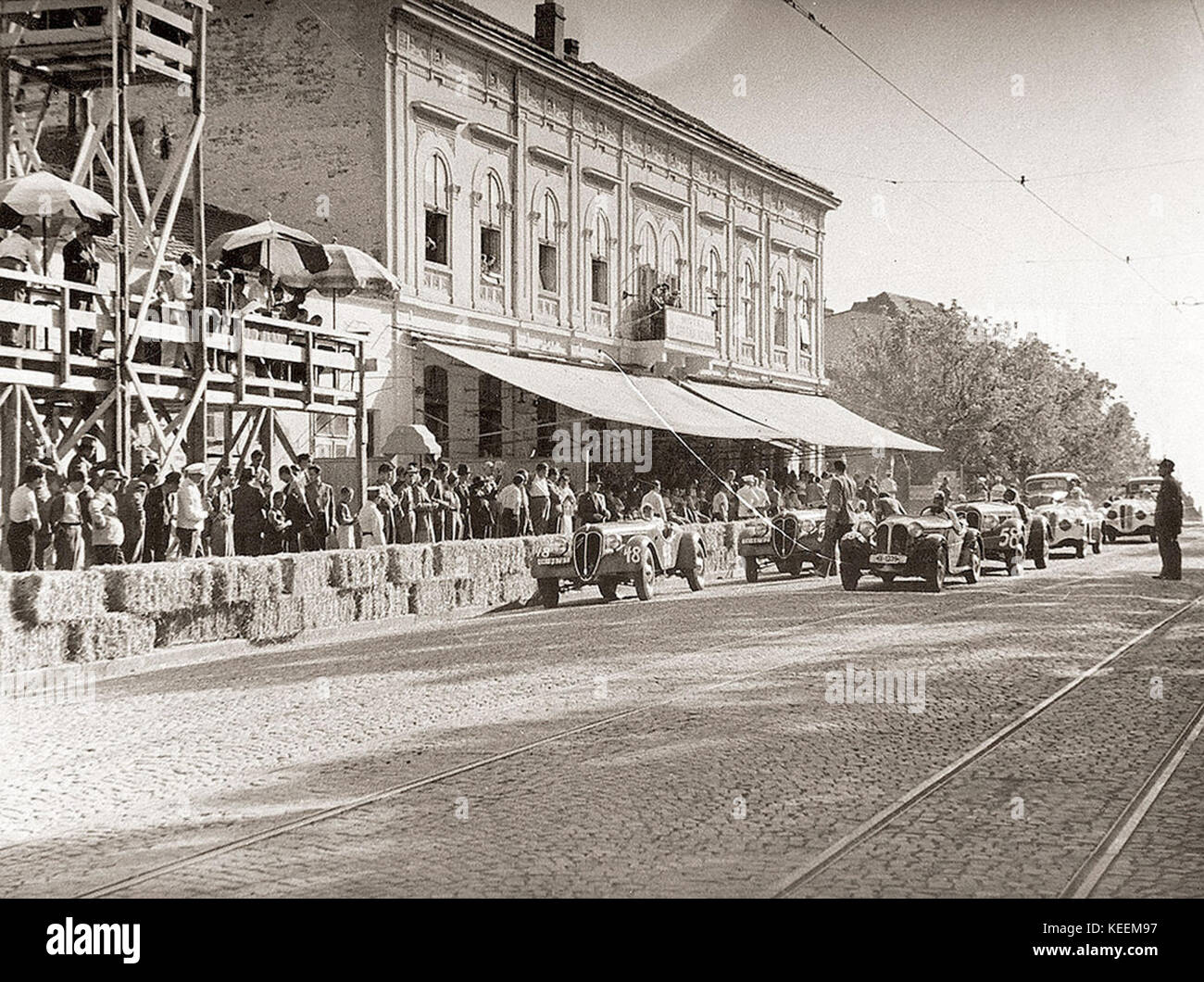 Grand Prix Auto trka na u Beogradu Kalemegdanu, 1939, 20 Banque D'Images