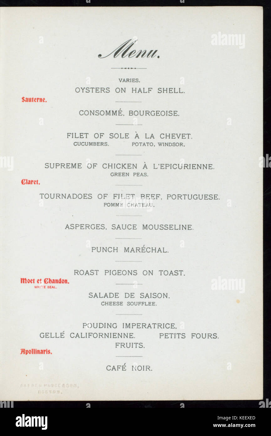 261ST (AUTOMNAL) détenues par l'ancienne et honorable ARTILLERY COMPANY OF MASSACHUSETTS (at) Château Frontenac, QUÉBEC, CANADA (CHAUD ;) (NYPL Hadès 2713004000005110) Banque D'Images