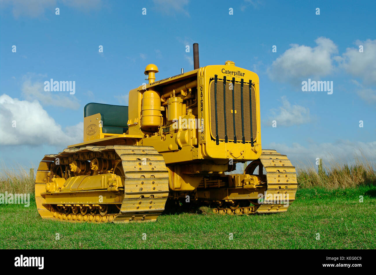 Le tracteur à chenilles Caterpillar D6 Banque D'Images