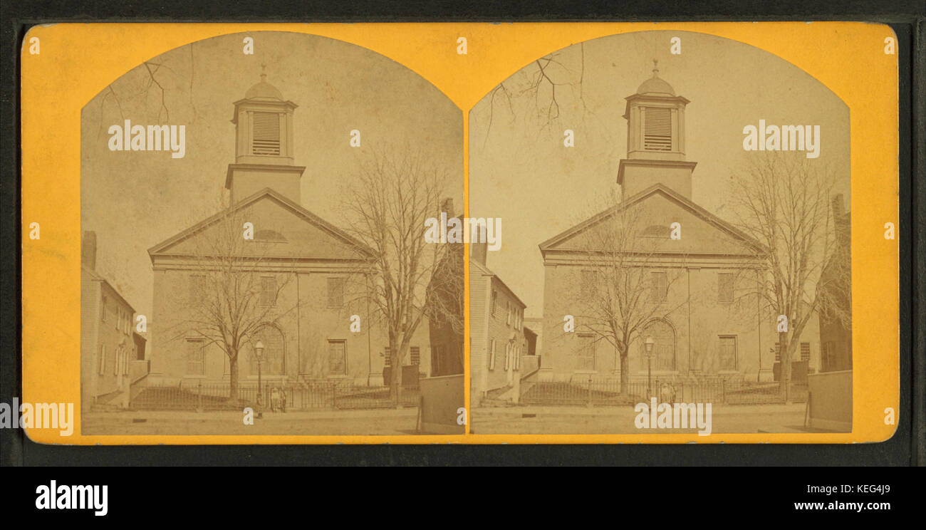 First Baptist Church, par Cook & Ami Banque D'Images