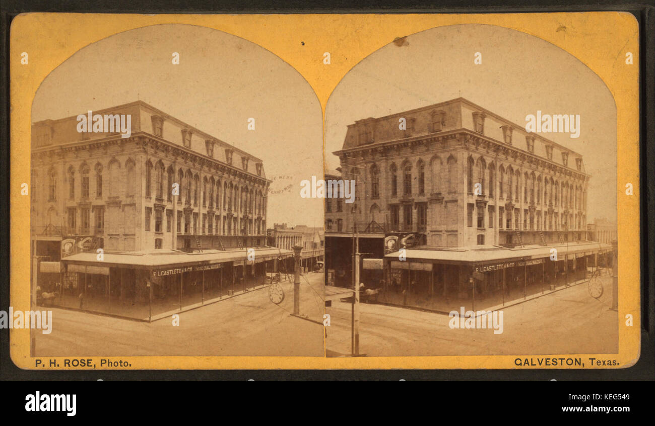 Galveston Opéra, Galveston, Texas, par P. H. Rose Banque D'Images