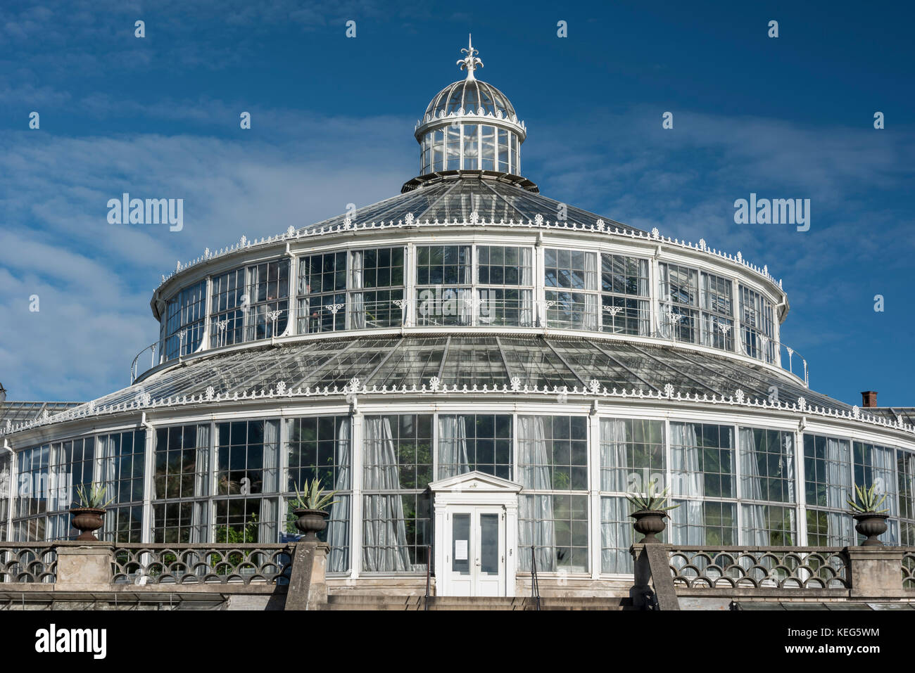 Palm House ou Palmehus, émissions dans les jardins botaniques, Copenhague, Danemark, Europe Banque D'Images