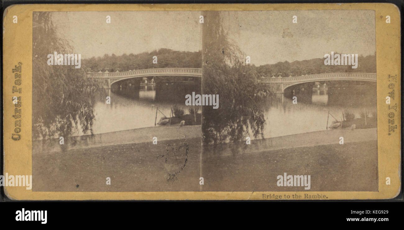 Pont à la randonnée, par Chase, W. M. (1881-1944), ca. 1818-1901 Banque D'Images