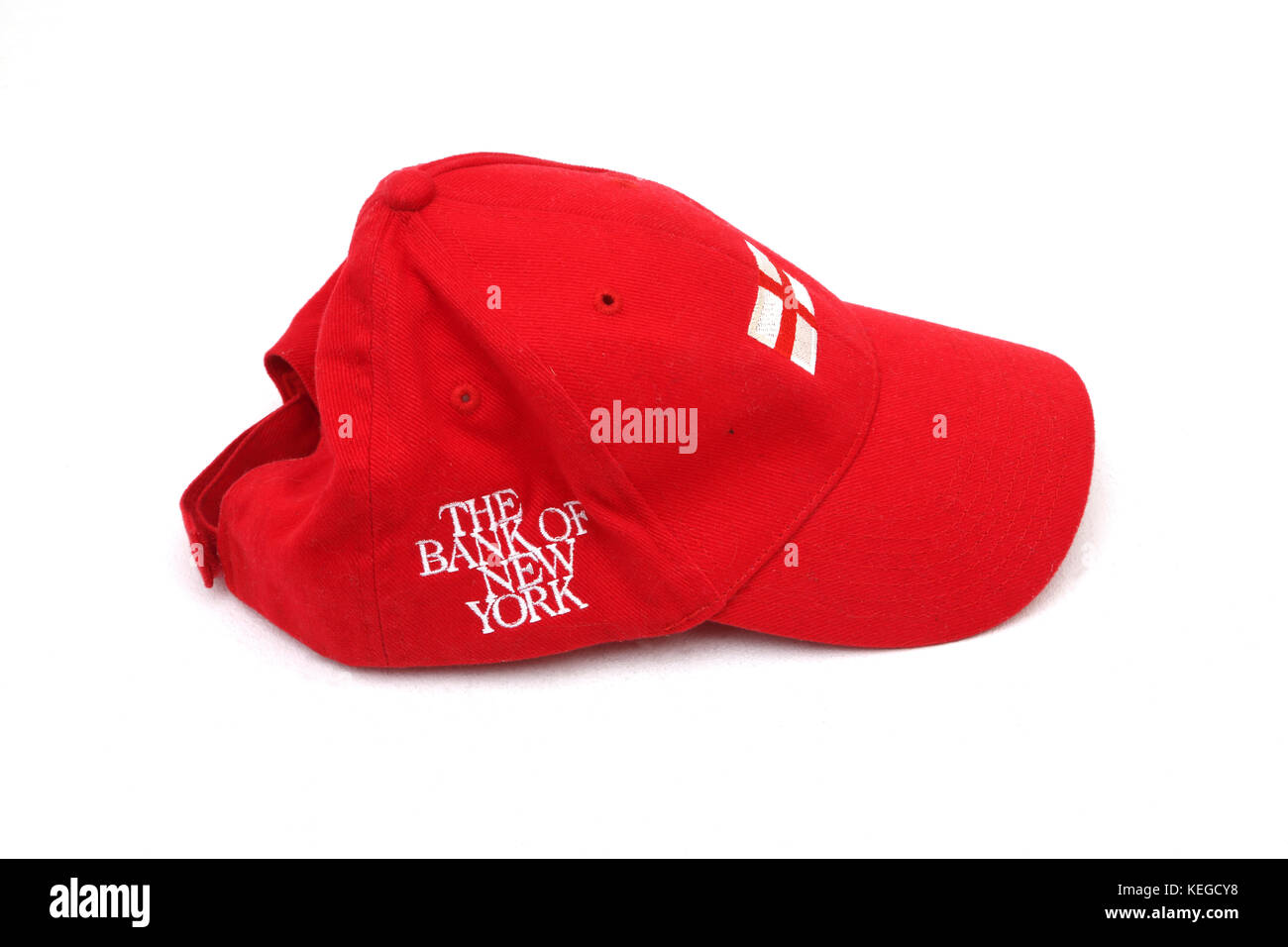 La Bank of New York Red Cap Banque D'Images