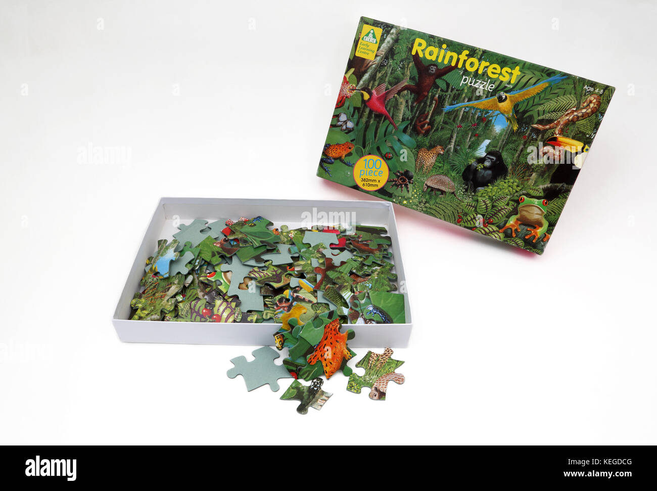 Early Learning Centre Rainforest Jigsaw Puzzle Banque D'Images