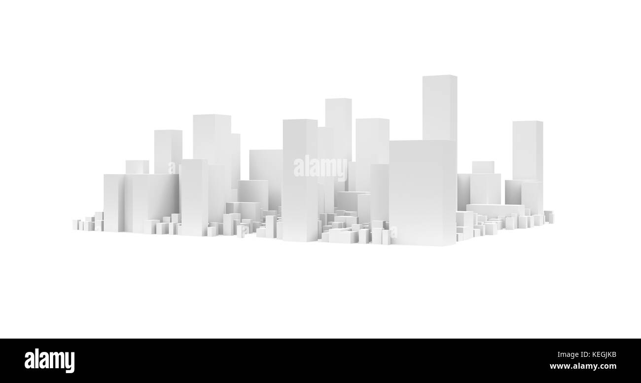 Ville, quartier des affaires urbaines Banque D'Images