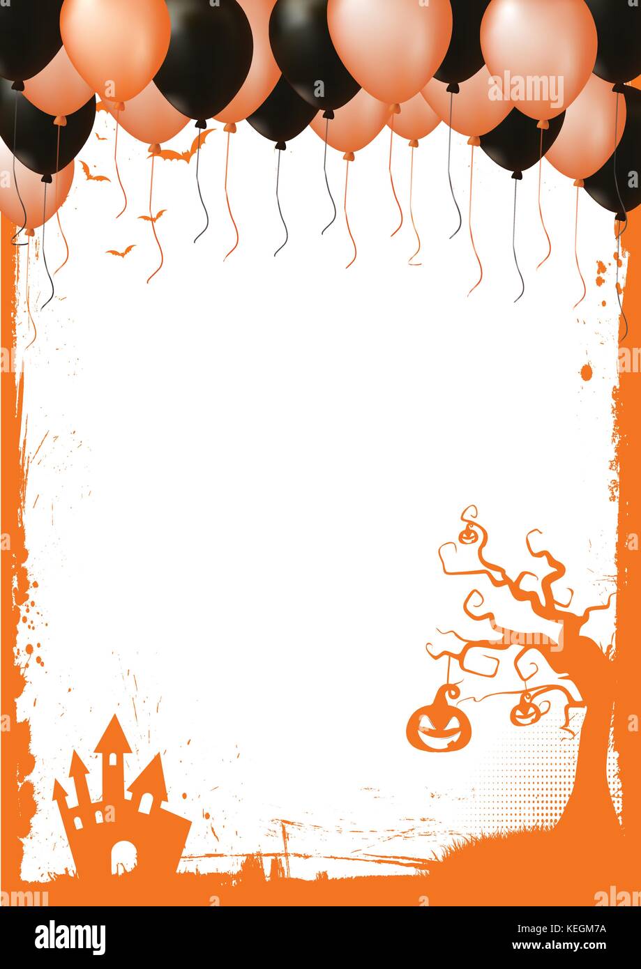 A3 format de papier international frontière élément halloween, orange et noir blanc arrière-plan modèle de ballon à air Illustration de Vecteur A3 format de papier international frontière élément halloween, orange et noir blanc arrière-plan modèle de ballon à air Illustration de Vecteur